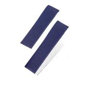 SRTYDCUR Uhrenarmband aus Gummi und Silikon, kompatibel mit dem Longines-Armband for Conquest HydroConquest L3.742 782 Serie, 21 mm(Blue-No buckle)