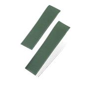 SRTYDCUR Uhrenarmband aus Gummi und Silikon, kompatibel mit dem Longines-Armband for Conquest HydroConquest L3.742 782 Serie, 21 mm(Green-No buckle)