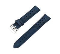 SRTYDCUR Uhrenarmband aus mattem Rindsleder, 20 mm, 22, for Herren und Damen, Schnellverschluss, universell, atmungsaktiv, braunes Armband, Zubehör(Royal blue,20mm)