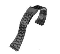 SRTYDCUR Uhrenarmband kompatibel mit Casio F-91W F105 F108 A158W A168 AE1200 AE1300, Ersatzarmband aus Metall, 18 mm, Edelstahlarmband(Black)