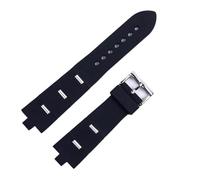 SRTYDCUR Uhrenarmband-Zubehör, Gummi-Silikagel-Armband, Uhrenarmband mit Kerbe, DP42C14SVDGMT, Herren- und Damenkette, 22 mm(24-8mm)