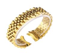 SRTYDCUR Uhrenzubehörband aus massivem Edelstahl, kompatibel mit Rolex DATEJUST DAY-DATE OYSTERPERTUAL DATE Uhrenarmband(Gold 5,21mm)