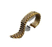 SRTYDCUR Uhrenzubehörband aus massivem Edelstahl, kompatibel mit Rolex DATEJUST DAY-DATE OYSTERPERTUAL DATE Uhrenarmband 17 mm 20 21(Gold,21mm)