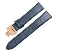 SRTYDCUR Weiches Lederarmband for Uhr, 18 mm, 20, 22, Ersatz-Lederarmband for AR1674/AR0382(Blue B,20mm)