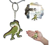 SRV Hub® Gigantosaurus Giganto Schlüsselanhänger-Set, weiches Schlüsselanhänger-Set für Kinder, Fahrrad-Schlüsselanhänger für Schulranzen, Größe: 6 cm., (1 x grüner Giganto-Schlüsselanhänger), S