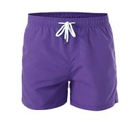 SRZYMJ Badehose Rot Badehose Herren Ohne Netz Schwimmhose Herren 4XL Badehose Mit Reissverschluss Lila Kurze Hosen Herren 5XL Kurze Hose Baumwolle Reißverschluss