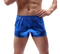 SRZYMJ Boxershorts Herren Blau Boxershorts Herren Männer Unterwäsche Unterhosen Men Retroshorts Boxer Baumwolle Boxer Shorts for Men Herren Unterhosen Langes Bein 4XL Unterhosen Herren Mit Eingriff S