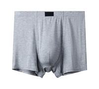 SRZYMJ Boxershorts Herren Light Grau American Boxershorts Herren aus 100% Baumwolle - Unterwäsche Herren Unterhosen für Männer, Unterhosen Herren Boxershorts Herren Baumwolle, Männer Boxershorts 3XL