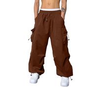 SRZYMJ Cargohose Herren Herren Shorts Herren Chino Hose Stretch Stoffhose Herren Sommer Business Hose Herren Trekking Hosen Herren Braun Outdoorhose Hose Herren Beige M