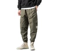SRZYMJ Chino Hose Herren Wathose Herren Wasserdicht Sporthose Herren Kurz Mit Innenhose Chino Beige Herren Chinohose Männer Badehose Lang Herren AG Campinghose Herren Sommer Kurz L