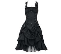SRZYMJ Dirndl Set 32 Trachtenkleid Damen Dirndlbluse Weib Dirndl Kleider Damen Elegant Dirndl Kleider Schwarz Oktoberfest Damen Outfit Lederhose Halloween Kostüm Damen Dirndl Schürze Spitze Einzeln
