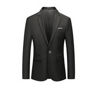 SRZYMJ Grün Herren Blazer Stretch Smokingjacke Reverskragen Freizeitjacke Slim Fit Anzugjacke Freizeitanzug Sakko Business Sakko Männer Winterjacke Sakko Jacket Blazer Baumwolle Wolle Anzug Hemd 4XL