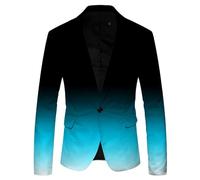 SRZYMJ Hellblau Herren Freizeit Sakko Sportlich Regular Fit Blazer Business Anzugjacke EIN Knopf Roter Anzug Herren Sakko Herren Slim Fit Anzugweste Für Herren Windbreaker Herren Fahrrad Dünn Hemd 3XL