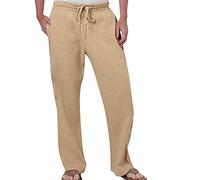 SRZYMJ Herren Hosen Sommer Cargo Freizeithosegröße 25 Jogginghose 3XL Outdoorhosegröße Cargohose 3/4 4XL Chino Hose Stoffhose Trainingshose Sporthose Mit Innenhose Trekkinghose Lederhose Khaki L