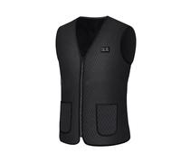 SRZYMJ Herren Weste Weste Herren Winter Steppweste mit Kapuze Leicht Winterweste Outdoor Daunenweste Ärmellose Jacke Gilet Sportweste Übergangsjacke Herren-westen Schwarz M Schlafanzug Weihnachten