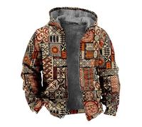 SRZYMJ Kaffee Winterjacke Herren Daunenjacke Warm Jacke Leichte Steppjacke Winter Jacken Bequeme Kapuzenjacke Casual Puffer Jacket Basic Übergangsjacke Outdoor Softshelljacke Mantel
