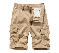 SRZYMJ Kurze Hose Schwarz Herren Laufshorts Herren Kurz Herren 3/4 Hose Sommer Jeans 5XL Pyjamahose Kurz Chino Hose Slim Fit Sport Hose Badehose 3XL Khaki Business Shorts 33