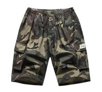SRZYMJ Kurze Jogginghose Reissverschluss 4XL Chino Short Badehose Kurz Slip Cargo Shorts Hose Leinen Herrenhosen Kurz Sommer 3/4 Hose Cargo CE1 Fahrradhose Gepolstert Lang Winter 5XL