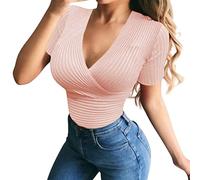 SRZYMJ Langarmshirt Damen, Langarmshirt Damen Y2K Langarm Crop Top Rundhals Slim Fit Oberteile Pullover Einfarbig Basic Großformat unterziehshirt Sweatshirts Schwarz