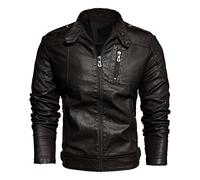 SRZYMJ Lederjacke Herren Kaffee Winter Lederjacke Herren Jeansjacke Herren Grau 3Xl Hoodie Langarmshirt Herren Regenponcho Fahrrad Herren Regenjacke Fahrrad Herren XXL Zwangsjacke Für Männer