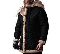 SRZYMJ Lederjacke Herren Schwarz Lederweste Herren Jacke Herren Sommer Leicht Outdoor Regenschutz Kapuze Regen Poncho Laufkleidung Männer Regenjacke 152 XL Warm Weste