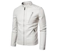 SRZYMJ Lederjacke Herren Weiß Jacke Herren Lederimitat Parka Herren Winter Regenjacke 152 Sweatjacke Herren Schwarz Regenjacke Herren Leicht L Winterparka Herren Lang Warm Gefüttert