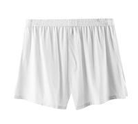 SRZYMJ Männer Boxershorts Unterhosen Männer Retroshorts Herren Boxershorts Herren Baumwolle Retroshorts Unterhosen Low Rise Slip Boxer Brief Männer Unterwäsche für den Alltag Weiß XL