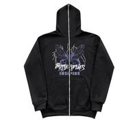 SRZYMJ Male Kapuzenpullover Einfarbig Kapuzenpullover Sweatjacke Herren Beige Fasching Kostüm Herren Motorradjacke Tunic Pullover Damen Pullover Blau M