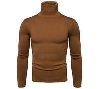 SRZYMJ Male Strickpullover A Herren Pullover Langarm Strickpullover mit Rundhals Feinstrick Pullover Ribbed Pullover Business Pullover Knitted Männer Sweater Casual Sweatshirt T-Shirt Yogashirt XL