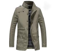 SRZYMJ Mantel Herren Wintermantel Übergangsjacke Mit Kapuze Outdoorjacke Jacke Winter Leicht Softshelljacke Steppjacke Leicht Wandern Funktionsjacke Parka Winter Sportjacke Freizeitjacke