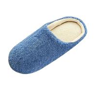 SRZYMJ Marine Hausschuhe Winter Atmungsaktic Clogs Herren Mesh Hausschuhe rutschfest Gartenschuhe Leichte Pantoffeln Slip On Walkingschuhe Freizeit Schuhe für Damen Herren Bequeme Schlupfschuhe 44