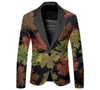 SRZYMJ Schwarz Sakko Herren Vintage Wollmischung Blazer mit Reverskragen Tweed Sakko 2 Knöpfe Regular fit Hausanzug Herren Regenjacke XXL Herren Polo Hemd Herren S