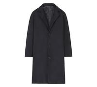 SRZYMJ Schwarz Wintermantel Herren Mantel Lang Slim Fit Herrenmantel Winter Warm Business Mantel Herren Wolle Wollmantel Steppweste Herren Mit Kapuze Männer Weihnachtsgeschenke Radjacke Herren XL