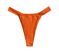 SRZYMJ Strings Damen Orange Strings & Tangas Mit Spitze Tangas Set Schwarz Weiche Unterwäsche Große Größen Panties Weiß Hipster Set Unterhosen Sexy XXL Taillenslip Bauchweg Slips Spitze Brazilian