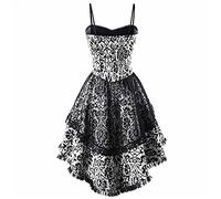 SRZYMJ Trachtenkleid Rot Dirndl Set 3 Teilig Oktoberfest Deko Dirndl Kleider Damen Dirndlkleid Damen Blau Dirndlbluse Damen Weib Halloween Kostim Damen Uniform Herren Dirndl Schwarz Weiss 4XL