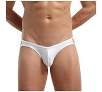 SRZYMJ Unterhosen Herren Baumwolle Slips Strings & Tangas Für Herren Baumwolle Underwear Boxershorts Männer Shortys Männer Shorts Herren Unterwäsche Bambus Retroshorts FüR Herren Weiß S 1711A