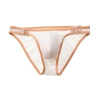 SRZYMJ Unterhosen Herren Baumwolle Slips Strings & Tangas Für Herren Underwear Boxershorts Langes Bein Herren Shorty Set Herren Herren Shorts Unterwäsche Retroshorts Herren Weiß XXL