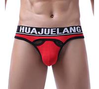 SRZYMJ Unterhosen Herren Baumwolle Slips Strings & Tangas Für Herren Underwear Unterhosen Herren Boxershorts Hipster Shorts Baumwolle Shorts Herren Unterwäsche Bambus Retroshorts FüR Herren Rot XXL