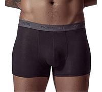 SRZYMJ Unterhosen Herren Boxershorts Baumwolle Herren Retroshorts Shorts Herren UnterwäSche Unterhosen Herren Baumwolle Slips Shortys Herren-Strings Schwarz M