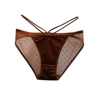 SRZYMJ Unterwäsche Baumwolle Große Größen Unterhosen Spitze Baumwolle Strings & Tangas Microfaser Strings Panties Spitze Schwarz Slips Polyamid Und Elasthan Hipster Taillenslip Damen Große Größen