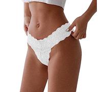 SRZYMJ Unterwäsche Frauen Set BH Und Slip Rot Spitze Strings & Tangas Mit Spitze Strings Panties Baumwolle Unterhosen Sexy Panties & Hipsters XXL Taillenslip Mit Spitze Slips Damen Nahtlos Panty