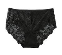 SRZYMJ Unterwäsche Frauen Set BH Und Tanga Spitze Tangas Damen Schwarz Strings & Tangas Weiß Panties Nahtlos Unterhosen Seamless Hipsters Baumwolle Taillenslip Mit Bein Damen Slips Damen Spitze Sexy