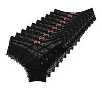 SRZYMJ Unterwäsche Frauen Set Spitze Strings & Tangas Bauchweg Strings Panties & Hipsters Baumwolle Unterhosen Panties & Hipsters XXL Taillenslip Große Größen Slip Damen Set Brasil Baumwolle
