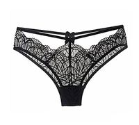 SRZYMJ Unterwäsche Frauen Set String Tanga Spitze Tangas Spitze Hautfarben Strings Seamless Panties Unterwäsche Unterhosen Große Größen Hipsters Women Taillenslip Hoher Beinausschnitt Slip Baumwolle