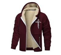 SRZYMJ Wein Warmer Herbst/Winter-Mantel aus Wildleder für Herren Outdoor Für Wärme Jacken Herren Herren Winter Jacken Aus Wolle Mit Revers Lässiger Einfarbiger Kaschmirmantel Kurzmantel XL