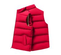 SRZYMJ Weste Herren Herren Winter Ärmellose Daunenweste Leichte Freizeit Steppweste mit Reißverschluss Outdoor Warme Sportweste mit Taschen Outdoor Stehkragen Winterweste Puffer Weste