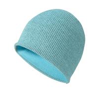 SRZYMJ Wintermütze Herren Damen Hellblau Beanie Mütze für Herren Damen, Klassische Wintermützen Bequem Atmungsaktiv Weich Beanie Hat Strickmütze Vintage Einfarbig Strick Bündchen Beanies Unisex