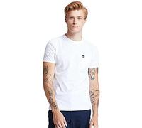 Timberland Herren Kurzarm T-shirt Mann Ss Dunstan River Pocket Tee Weiß L