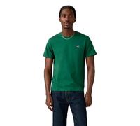 T-Shirt LEVI'S "ORIGINAL HM TEE", Herren, Gr. L, grün (dunkelgrün), Jersey, Obermaterial: 100% Baumwolle, casual, normal hüftbedeckend, Rundhals, Kurzarm, Shirts (73990000-L) dunkelgrün