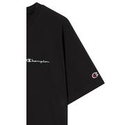 Champion T-Shirt Icons Contrast SS Tee (NBK-NS) – 100% Baumwolle, Rundhals – Herren Schwarz L
